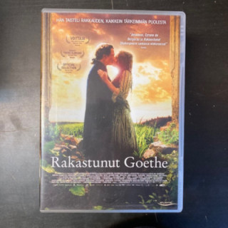 Rakastunut Goethe DVD (VG+/M-) -draama-