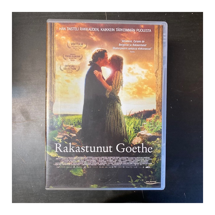 Rakastunut Goethe DVD (VG+/M-) -draama-