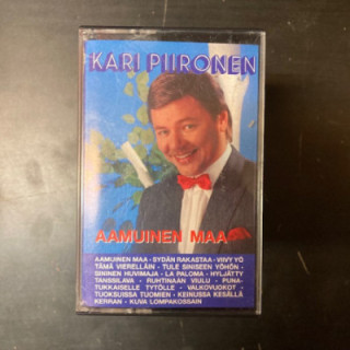 Kari Piironen - Aamuinen maa C-kasetti (VG+/M-) -iskelmä-