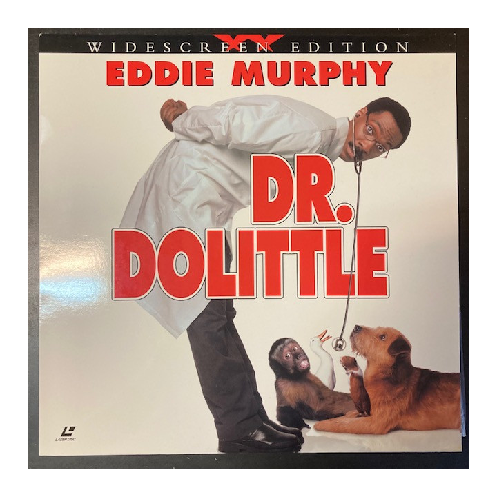 Dr. Dolittle LaserDisc (VG+/M-) -komedia-