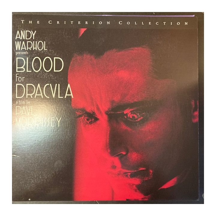 Blood For Dracula (criterion collection) LaserDisc (M-/VG+) -kauhu-