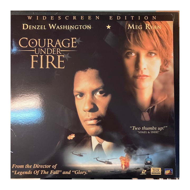 Courage Under Fire LaserDisc (VG+/M-) -toiminta/draama-