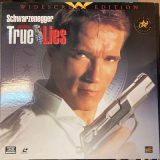 True Lies LaserDisc (VG-VG+/VG+) -toiminta/komedia--