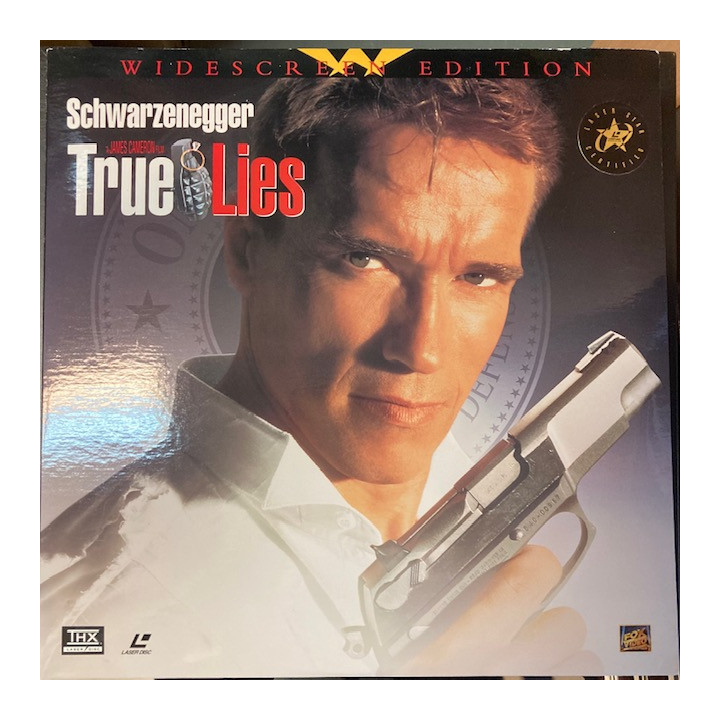True Lies LaserDisc (VG-VG+/VG+) -toiminta/komedia--