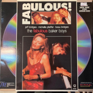 Fabulous Baker Boys LaserDisc (VG+/VG+) -draama-