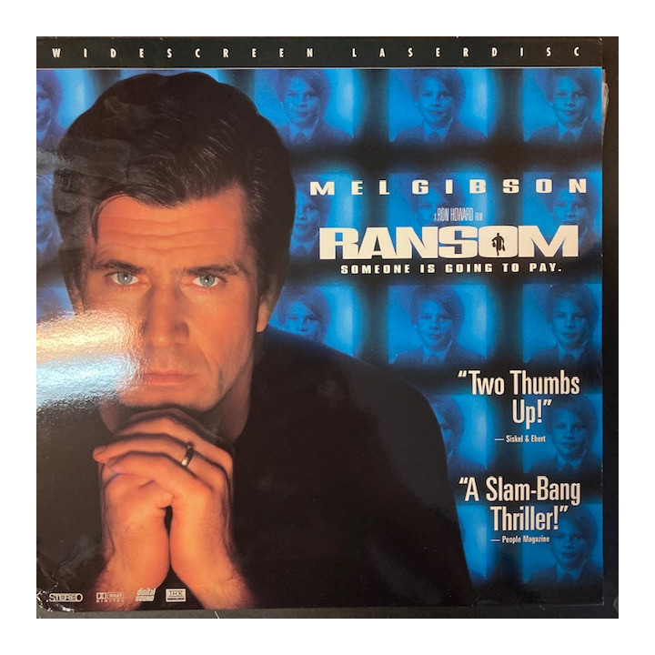 Ransom LaserDisc (VG+-M-/VG+) -toiminta/jännitys-