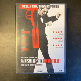 Salaisen agentin tunnustukset DVD (VG+/M-) -komedia-