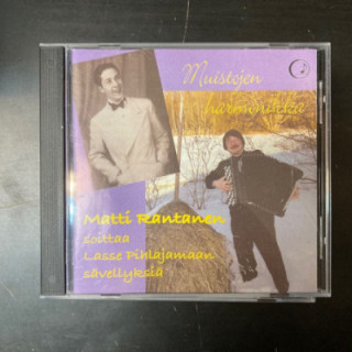 Matti Rantanen - Muistojen harmonikka CD (VG+/VG+) -iskelmä-