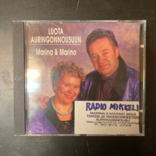Marina & Marino - Luota auringonnousuun CD (M-/VG+) -iskelmä-