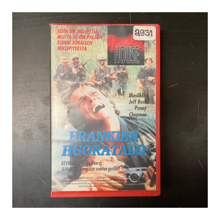 Frankien huoratalo VHS (VG+/VG+) -draama/sota-