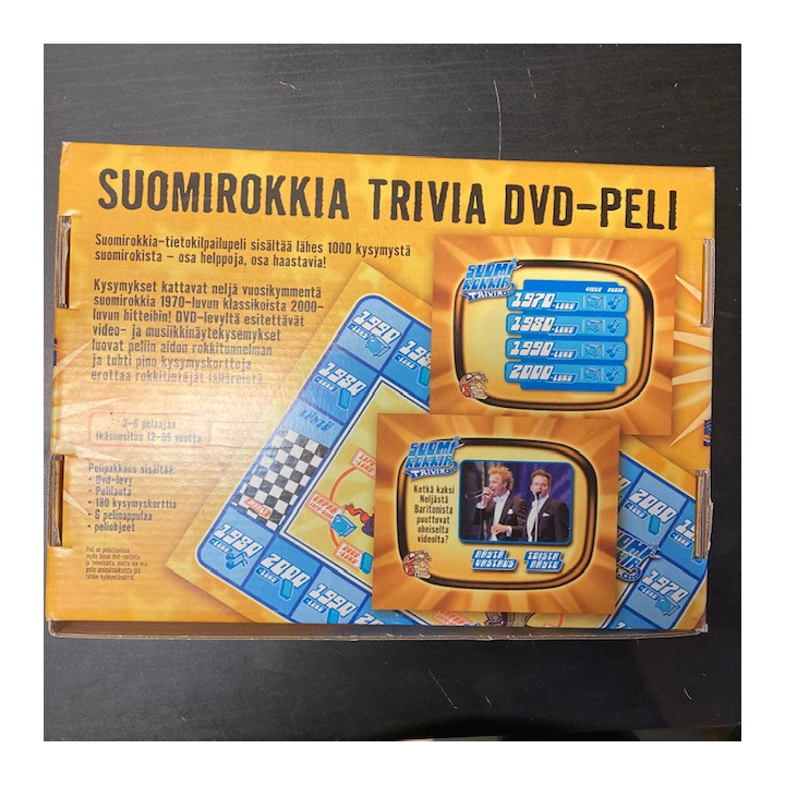 Suomirokkia Trivia DVD-peli (M-)
