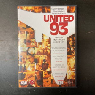 United 93 DVD (VG+/M-) -toiminta/draama-