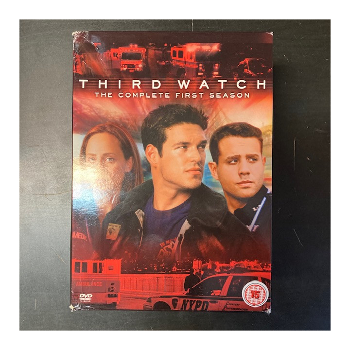 Third Watch - Season 1 6DVD (VG-VG+/VG+) -tv-sarja- (ei suomenkielistä tekstitystä)