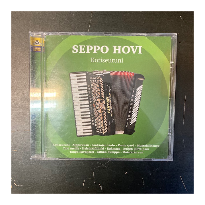 Seppo Hovi - Kotiseutuni CD (VG+/VG+) -iskelmä-