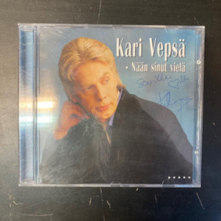 Kari Vepsä - Nään sinut vielä (nimikirjoituksella) CD (VG/VG+) -iskelmä-