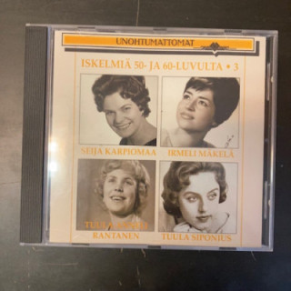 V/A - Iskelmiä 50- ja 60-luvulta 3 (Unohtumattomat) CD (VG+/M-)