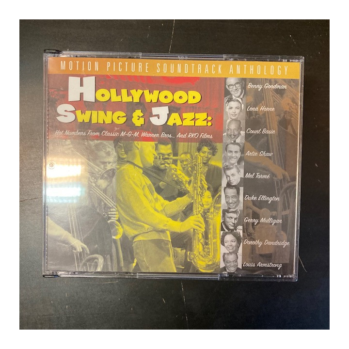 V/A - Hollywood Swing & Jazz (Hot Numbers From Classic M-G-M, Warner Bros. And RKO Films) 2CD (VG+-M-/M-)