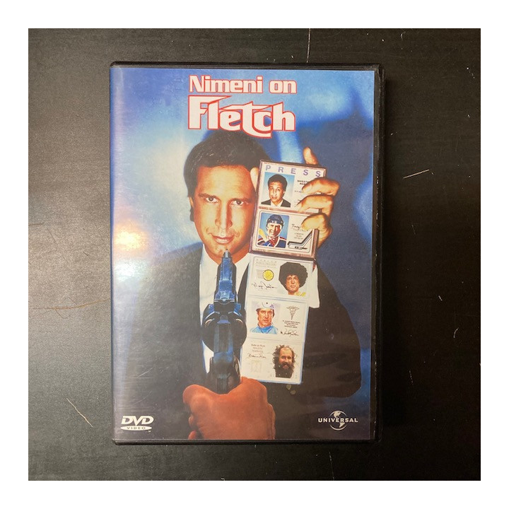 Nimeni on Fletch DVD (VG+/M-) -komedia-