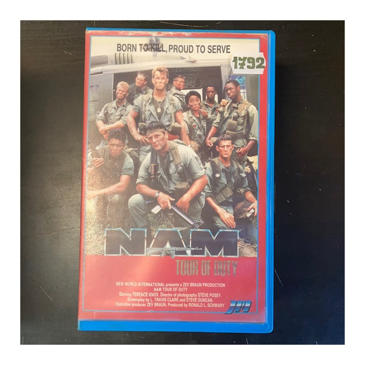 NAM - Tour Of Duty VHS (VG+/VG+) -sota-