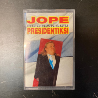 Jope Ruonansuu - Presidentiksi C-kasetti (VG+/VG+) -huumorimusiikki-