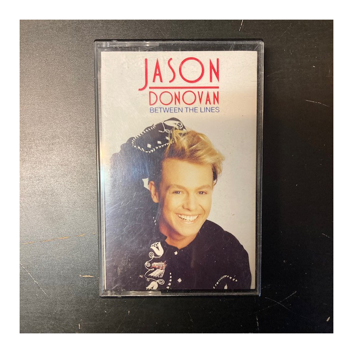 Jason Donovan - Between The Lines C-kasetti (VG+/VG+) -pop-