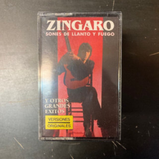 Zingaro - Sones De Llanto Y Fuego C-kasetti (VG+/M-) -flamenco-
