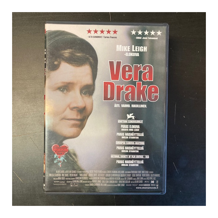 Vera Drake DVD (VG+/M-) -draama-