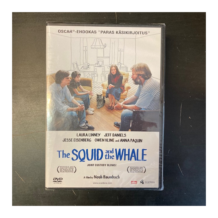 Squid And The Whale DVD (avaamaton) -komedia/draama-