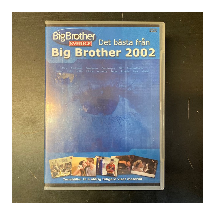 Big Brother Sverige - Det bästa från Big Brother 2002 DVD (VG+/M-) -tv-sarja- (ei suomenkielistä tekstitystä)