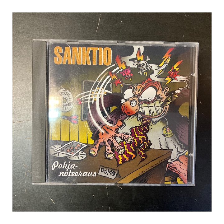 Sanktio - Pohjanoteeraus CD (VG+/M-) -punk rock-