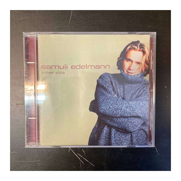 Samuli Edelmann - Tuhat yötä CD (VG+/VG+) -pop-