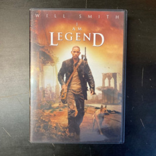 I Am Legend DVD (VG+/M-) -kauhu/draama-