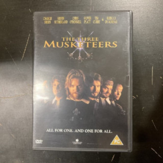 Kolme muskettisoturia (1993) DVD (VG+/M-) -seikkailu-