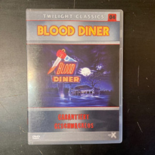 Blood Diner DVD (VG+/M-) -kauhu/komedia- (ei suomenkielistä tekstitystä)