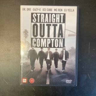 Straight Outta Compton DVD (VG+/M-) -draama-