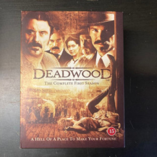 Deadwood - Kausi 1 4DVD (M-/M-) -tv-sarja-