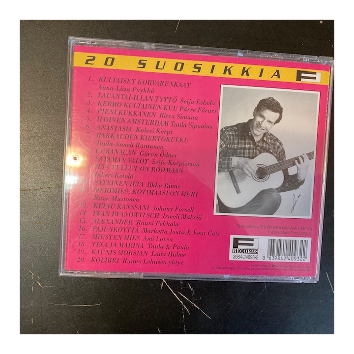 V/A - 20 suosikkia (Toiveiskelmiä 1) CD (M-/M-)