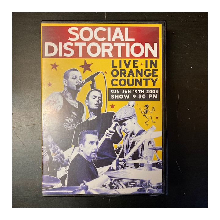 Social Distortion - Live In Orange County DVD (VG/M-) -punk rock-