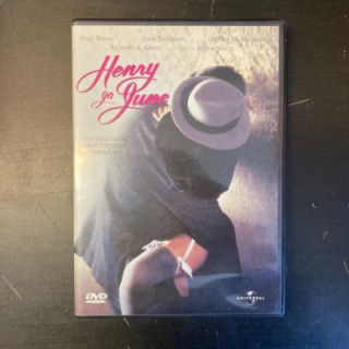 Henry ja June DVD (VG+/M-) -draama-