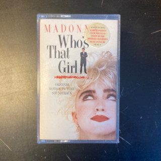 Madonna - Who's That Girl C-kasetti (VG+/M-) -soundtrack-