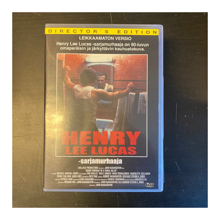 Henry Lee Lucas - sarjamurhaaja (director's edition) DVD (VG+/M-) -jännitys-