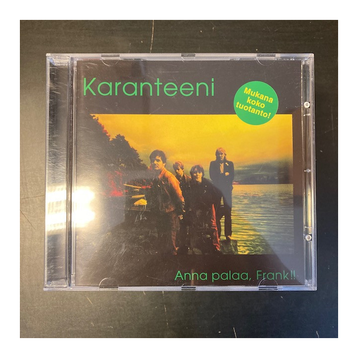 Karanteeni - Anna palaa, Frank!! CD (M-/M-) -punk rock-