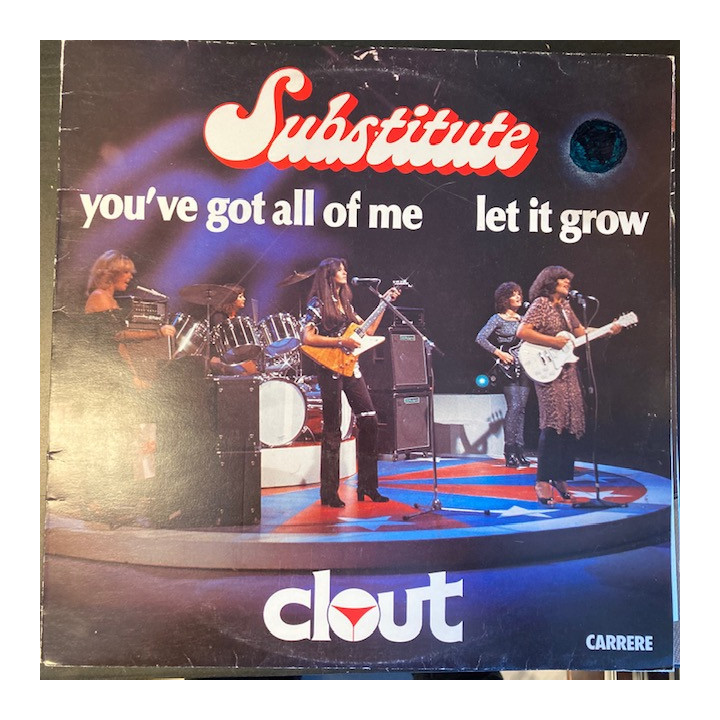 Clout - Substitute LP (VG+-M-/VG) -disco-
