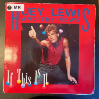 Huey Lewis And The News - If This Is It 7'' (VG+/VG+) -pop rock-