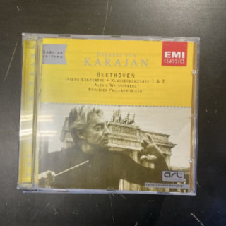 Beethoven - Piano Concertos 1 & 2 (remastered) CD (M-/M-) -klassinen-