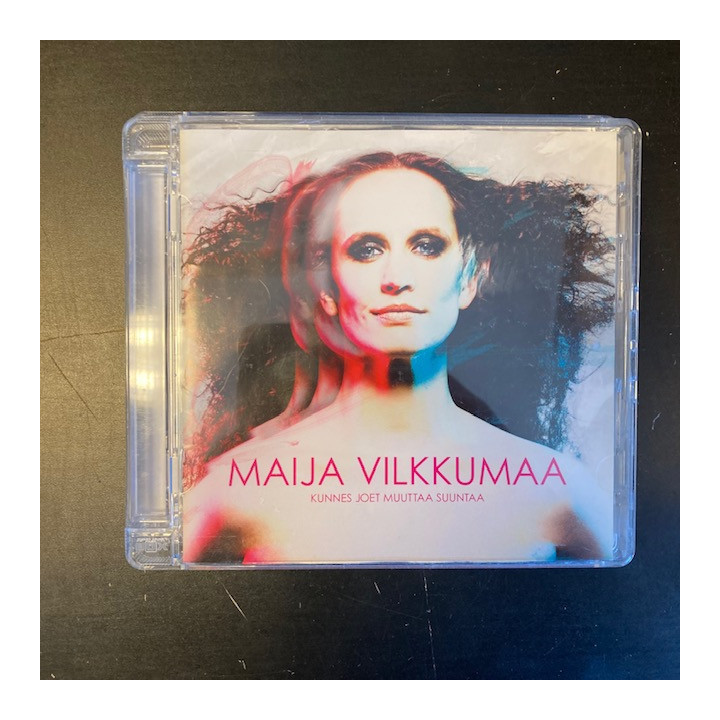Maija Vilkkumaa - Kunnes joet muuttaa suuntaa CD (VG+/VG+) -pop rock-