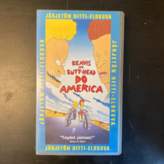 Beavis And Butt-Head Do America VHS (VG+/M-) -komedia/animaatio-