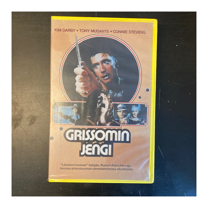 Grissomin jengi VHS (VG+/VG+) -jännitys/draama-