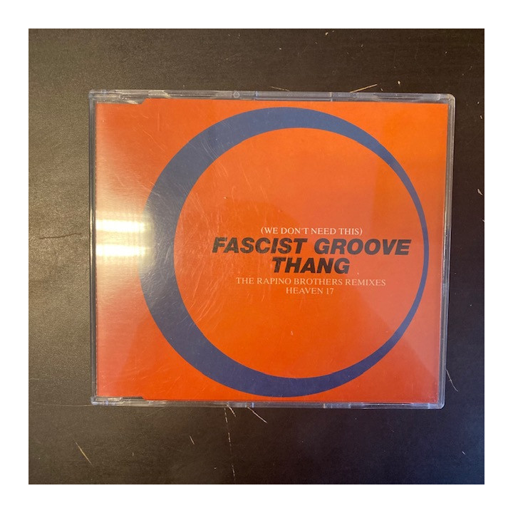 Heaven 17 - (We Don't Need This) Fascist Groove Thang (The Rapino Brothers Remixes) CDS (VG+/M-) -house-
