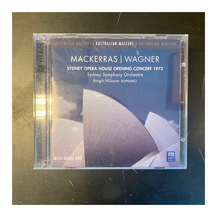 Mackerras / Wagner - Sydney Opera House Opening Concert 1973 CD+DVD (M-/M-) -klassinen-
